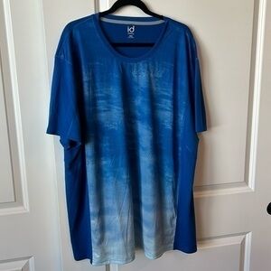 Ideology Short Sleeve Blue Wave Shirt Men’s 3XL